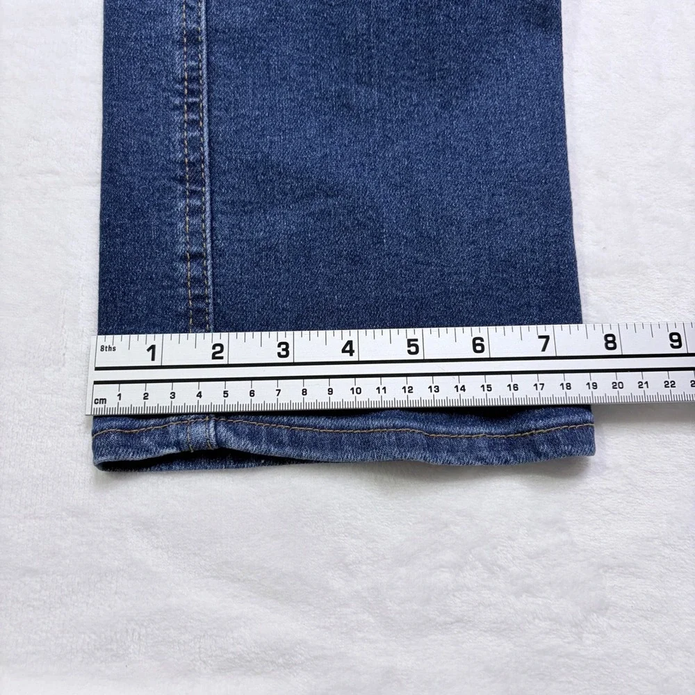 Signature by Levi Strauss Heritage High-Rise Straight Jeans Dark Wash‎ 10 W30 - Picture 7 of 10